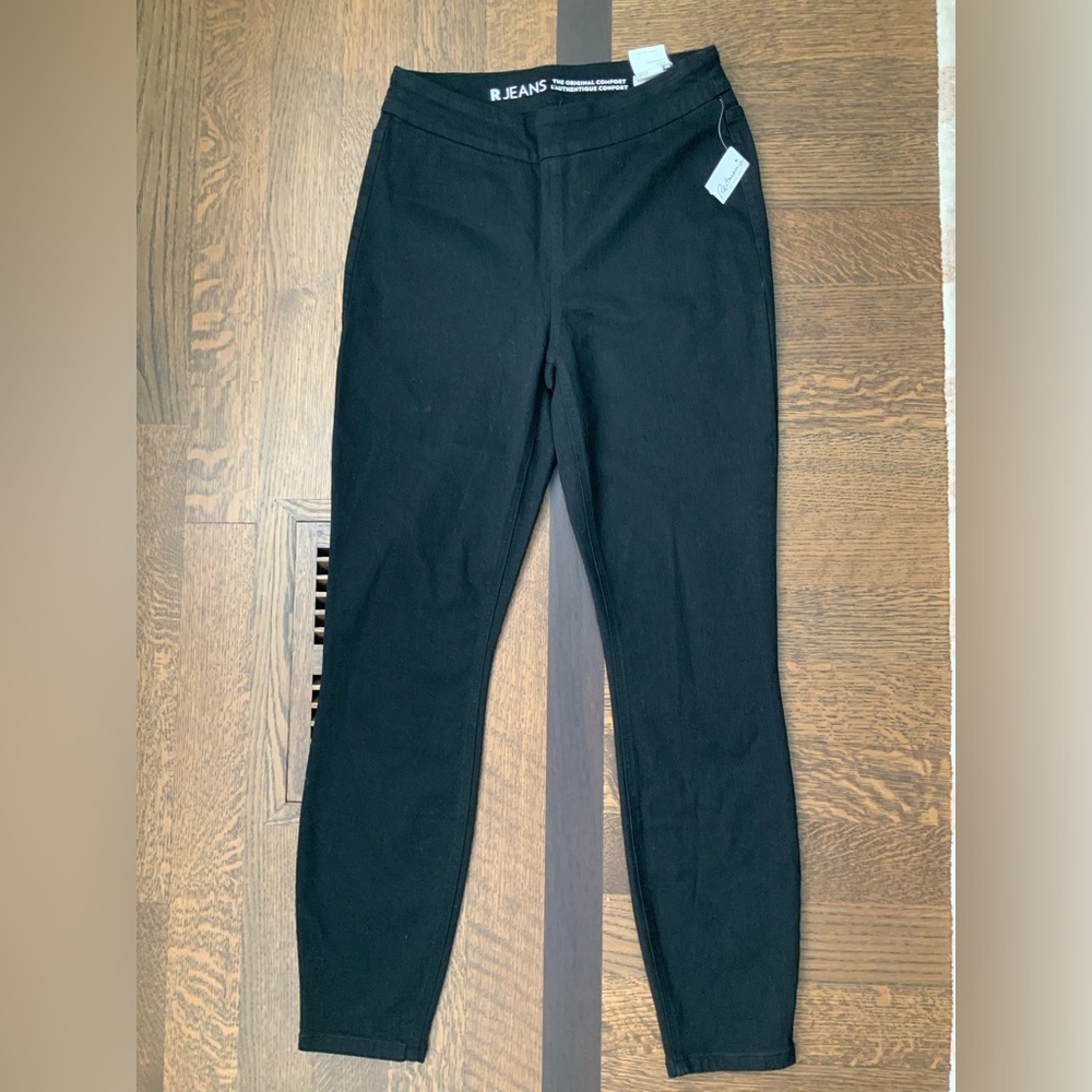 REITMANS Black Skinny High Rise Regular Original Comfort Jeggings Size 28 NEW - Picture 14 of 16